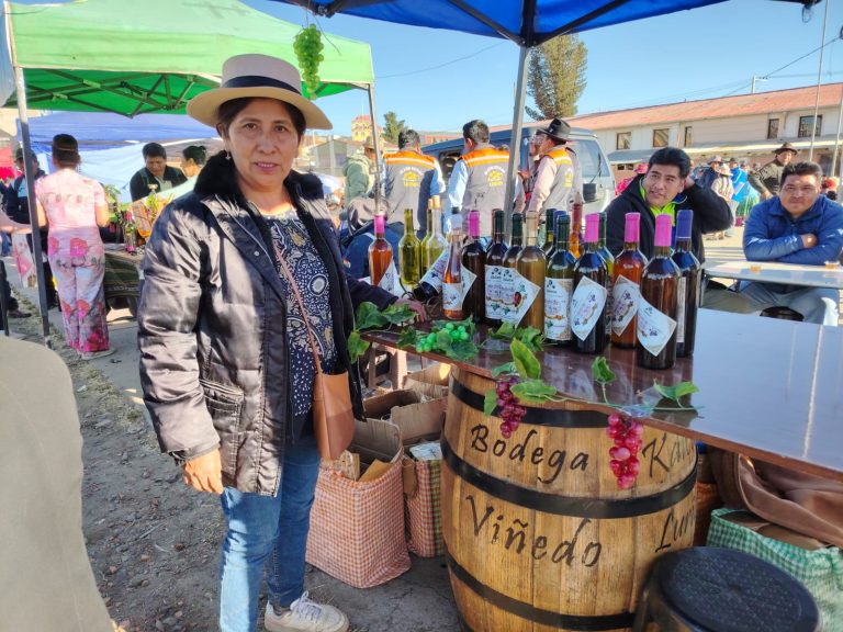 Vinos, quesos y singanis de La Paz, para todos los gustos en el campo ferial de El Alto