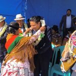 Gobernador Santos Quispe acompaña el 37 aniversario del municipio Waldo Ballivián
